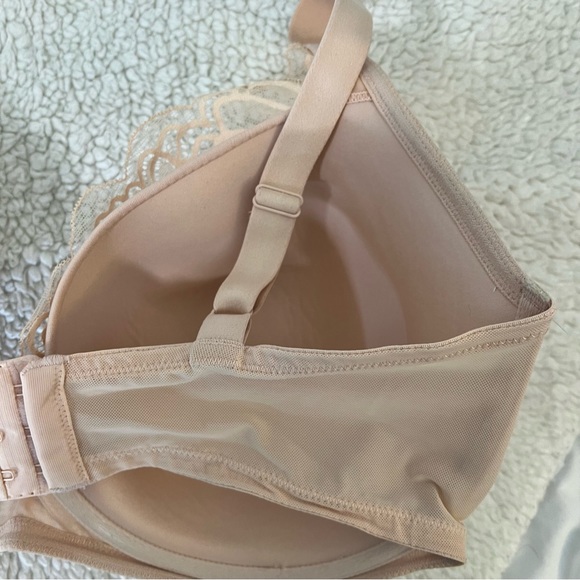 Paramour lace push up bra 40H nude blush - Picture 3 of 10